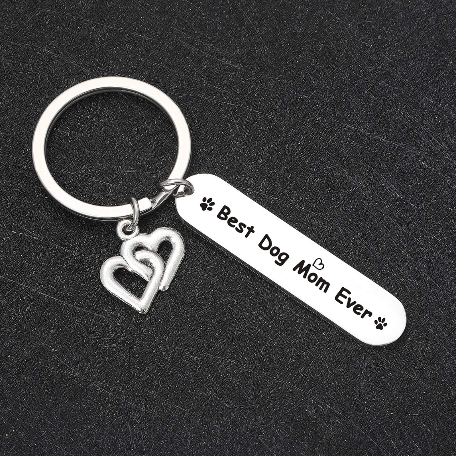Dog Mom Jewelry - Best Friend & Veterinarian Gift - Pet Owner Keychain for Dog Lovers - Rescue Dog Grandma Gift - Perfect for Everyday Wear & Special Occasions
