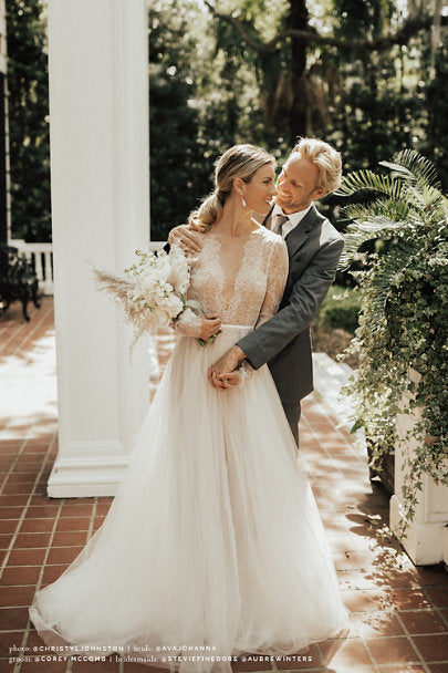 Watters Rutledge Elegant Evening Gown - Formal Wedding Dress & Prom Gown for Special Occasions