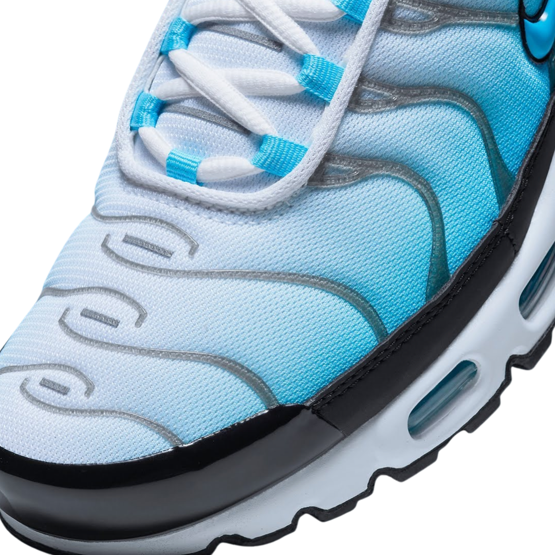 Nike Air Max Plus Men's Running Shoes - Baltic Blue, White & Black | Comfortable Cushioned Sneakers for Jogging, Gym & Casual Wear