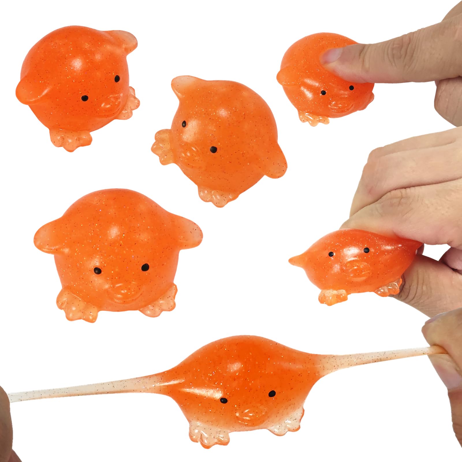 36-Piece Mochi Squishy Animal Toys for Kids - Stress Relief Sensory Fidget Toys, Party Favors, Classroom Prizes & Goodie Bag Fillers - Perfect for Birthday Parties, School Rewards & Relaxation Playtime