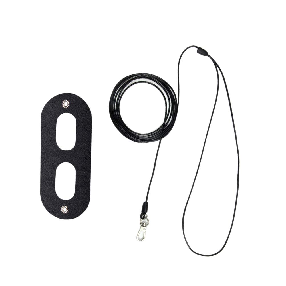 2-Pack Small Pet Harness & Leash Set for Lizards - Adjustable Traction Rope, Comfortable Walking Vest - Perfect for Outdoor Adventures & Indoor Play (Black, Size S) - Ideal for Reptile Enthusiasts & Pet Owners