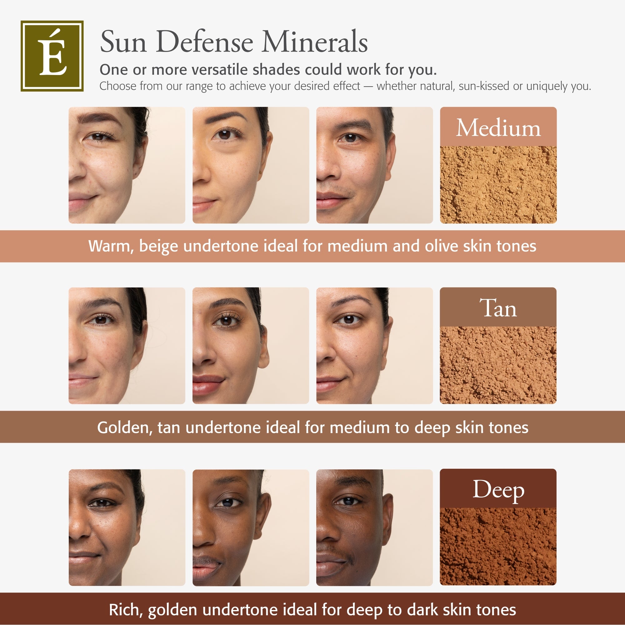 Eminence Sun Defense Minerals SPF 30 Tinted Moisturizer - Natural Sunscreen for Face & Body, Vegan & Cruelty-Free - Perfect for Daily Use, Beach & Outdoor Activities