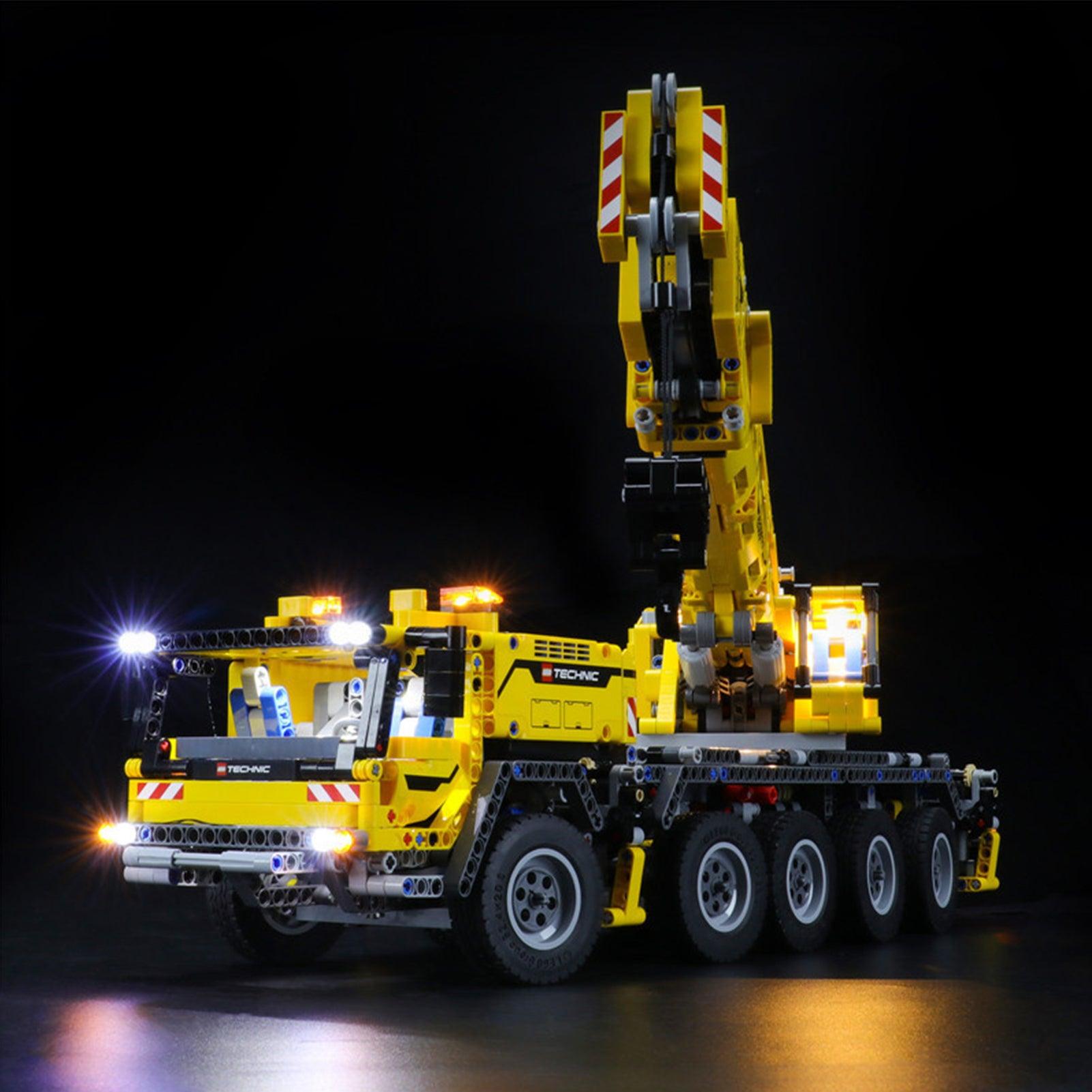 Best Light Kit for Lego Technic Mobile Crane MK II 42009 - LED Lighting Set for Model Building & Night Display