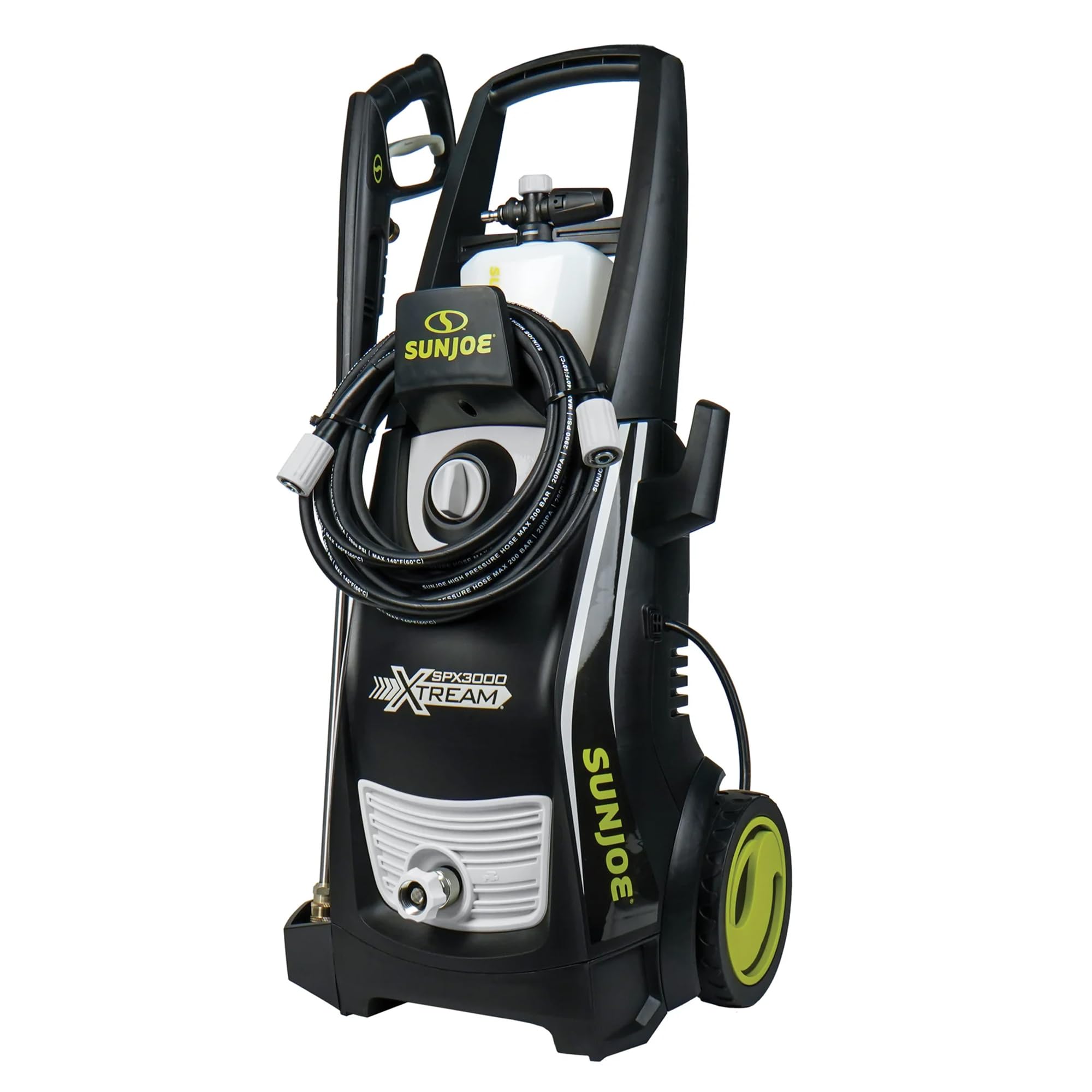 Sun Joe SPX3000-XT1 XTREAM 13-Amp 2200 Max PSI 1.65 GPM Electric Pressure Washer - Perfect for Cleaning Driveways, Decks, Cars & Outdoor Surfaces