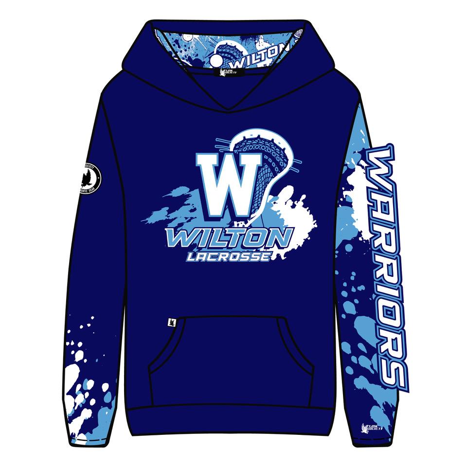 **Wilton Lacrosse Hoodie for Youth & Adults - Lightweight, Breathable & Comfortable for Training, Games & Casual Wear**