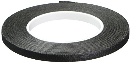 1/8 Inch Black Crepe Tape 2 Pack - Chart Tape, Whiteboard Gridding Tape, Artist Tape, Model Hobby Tape, Dry Erase Board Tape - Perfect for Crafting, Classroom, Office & DIY Projects
