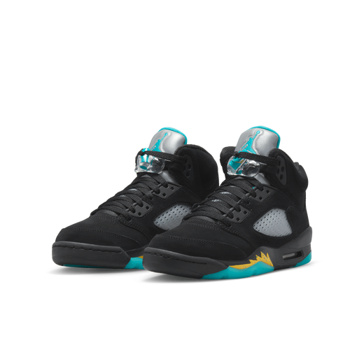 Air Jordan 5 Retro Aqua Black Aquatone Taxi Basketball Shoes - Men's High-Top Sneakers for Streetwear & Casual Style | Perfect for Basketball Games, Urban Fashion & Sneaker Collectors