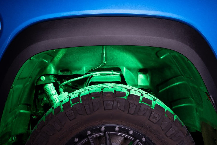 Diode Dynamics Stage Series Single Color LED Rock Light - Green (M8) | Off-Road Vehicle Lighting for Trucks & Jeeps | Waterproof & Durable for Outdoor Adventures