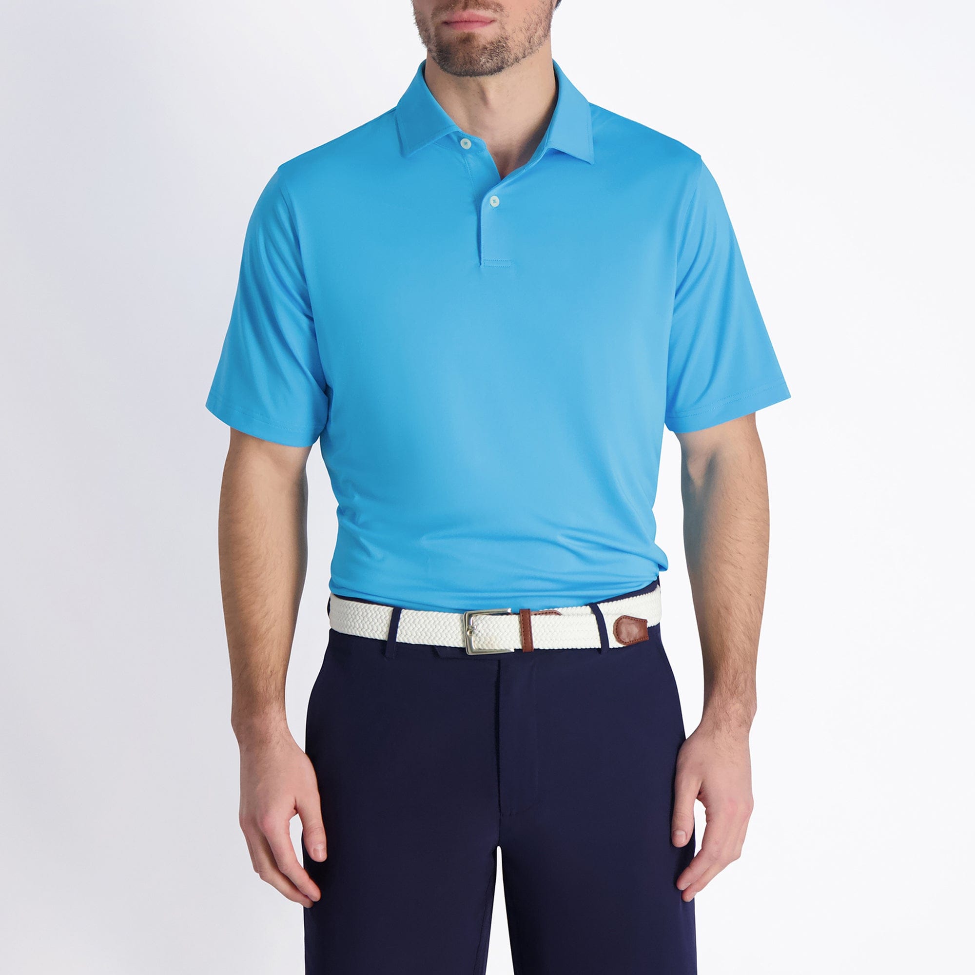 USA Tournament Solid Tech Jersey Polo - Breathable Performance Polo Shirt for Men & Women - Perfect for Golf, Tennis & Casual Wear