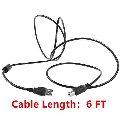 Numark IDJ3 NS6 USB 2.0 Cable - Male to Male Sync Cord for DJ Controllers & Laptops - Black