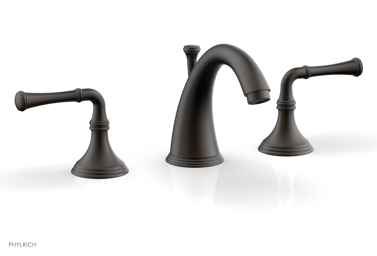 3-Hole Widespread Bathroom Faucet - D205 Brushed Nickel Finish for Vanity Sink - Perfect for Modern Home & Commercial Restrooms