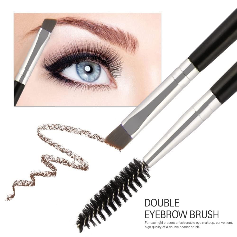 Premium 12-Piece M.A.C Makeup Brush Set - Professional Foundation, Eyeshadow, Eyebrow & Mascara Brushes with Face Powder Brush (Multicolor) - Perfect for Party, Wedding & Everyday Makeup Application