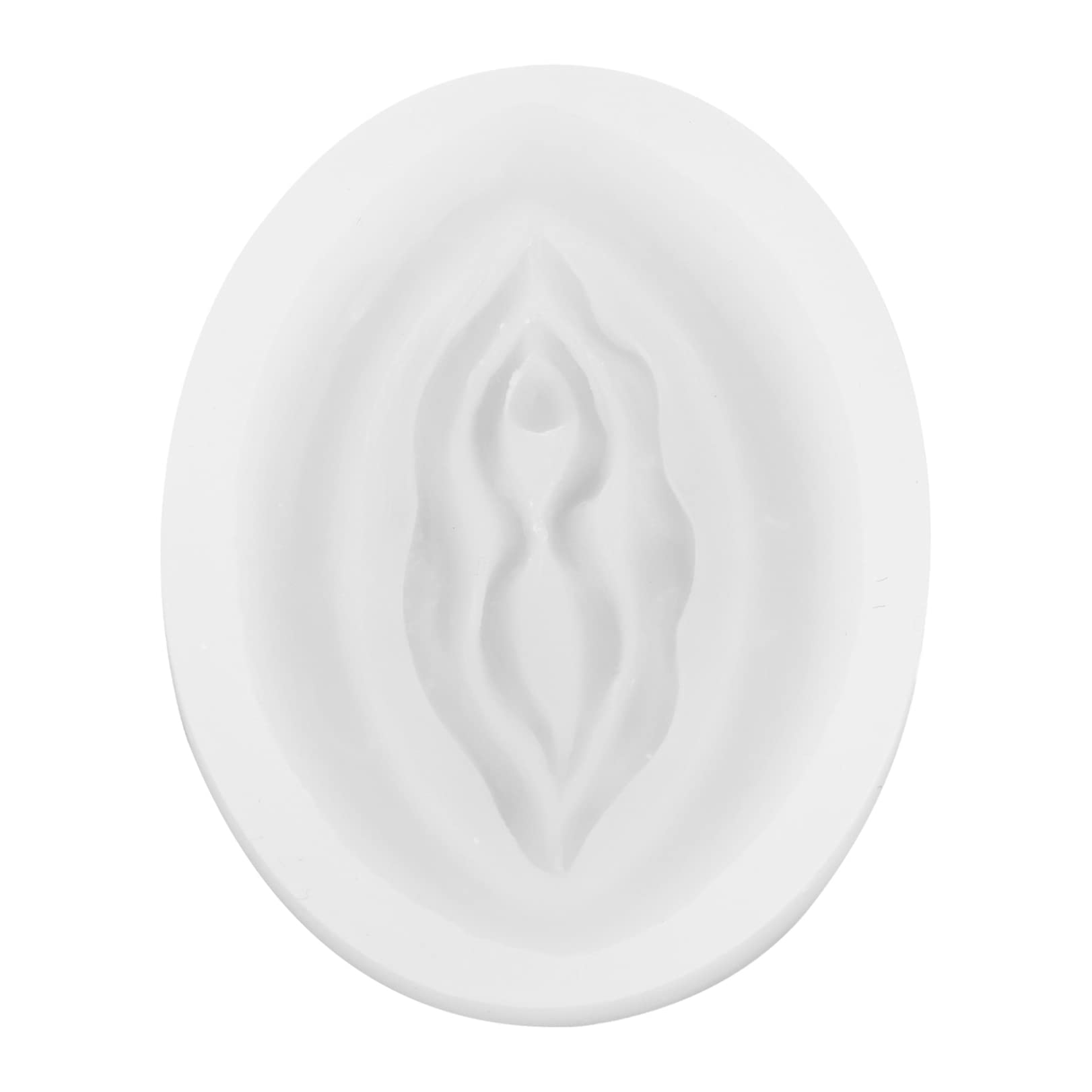 JEATHA Silicone Genital Shape Candy Mold - Chocolate Baking Mould, Ice Cube Tray for DIY Lollipop, Soap, Candle & Cake Decorations - Perfect for Bachelorette Parties, Adult Humor Gifts & Edible Desserts (White, One Size)
