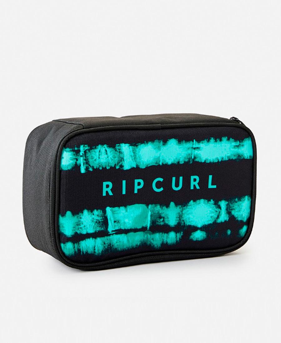 Rip Curl RCA UT HK Lunch Combo Box - Insulated Lunch Bag for Work, School & Travel - Black & Green - Keep Food Fresh All Day