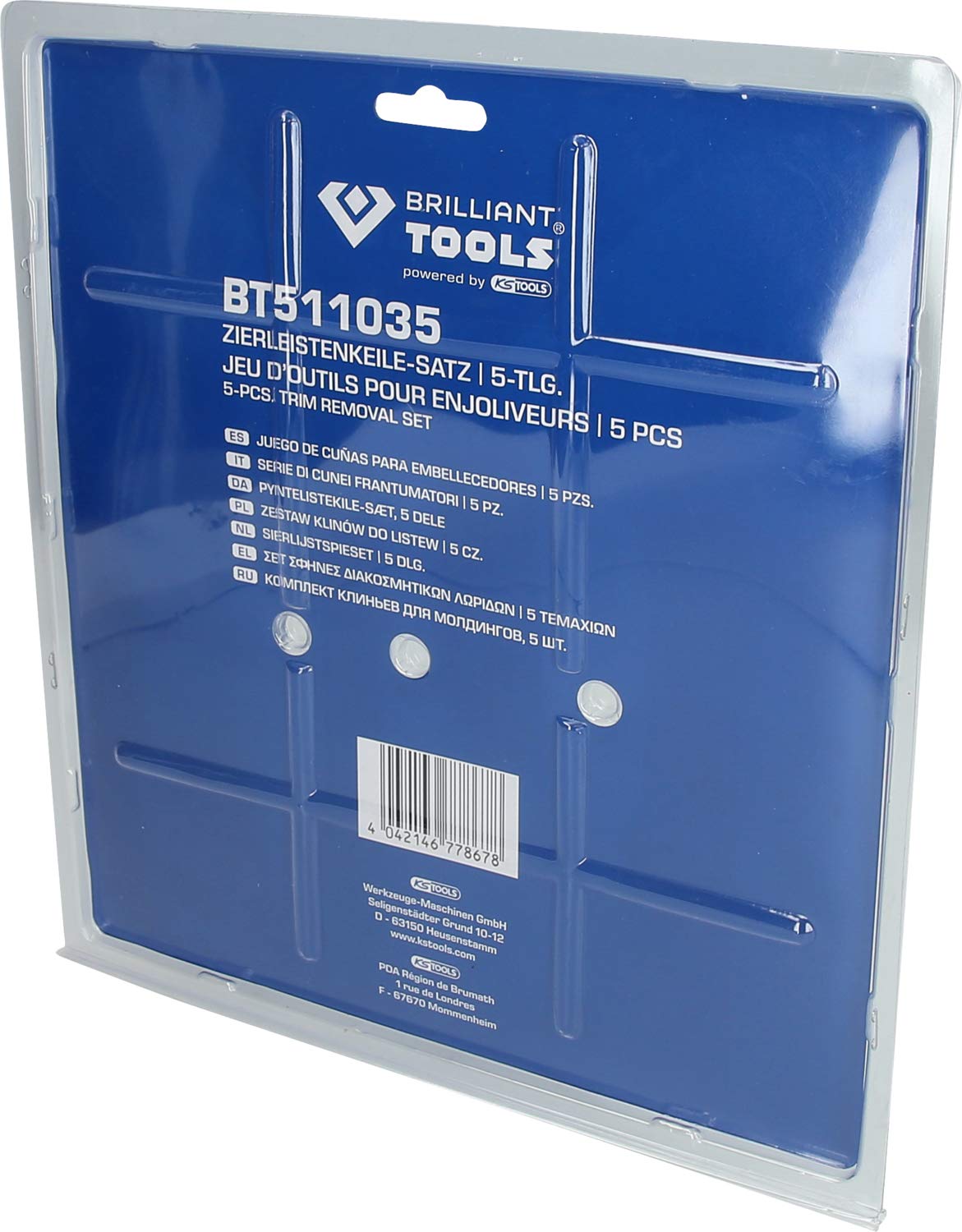 BRILLIANT TOOLS 5-Piece Trim Wedge Set - for Auto & DIY Installation