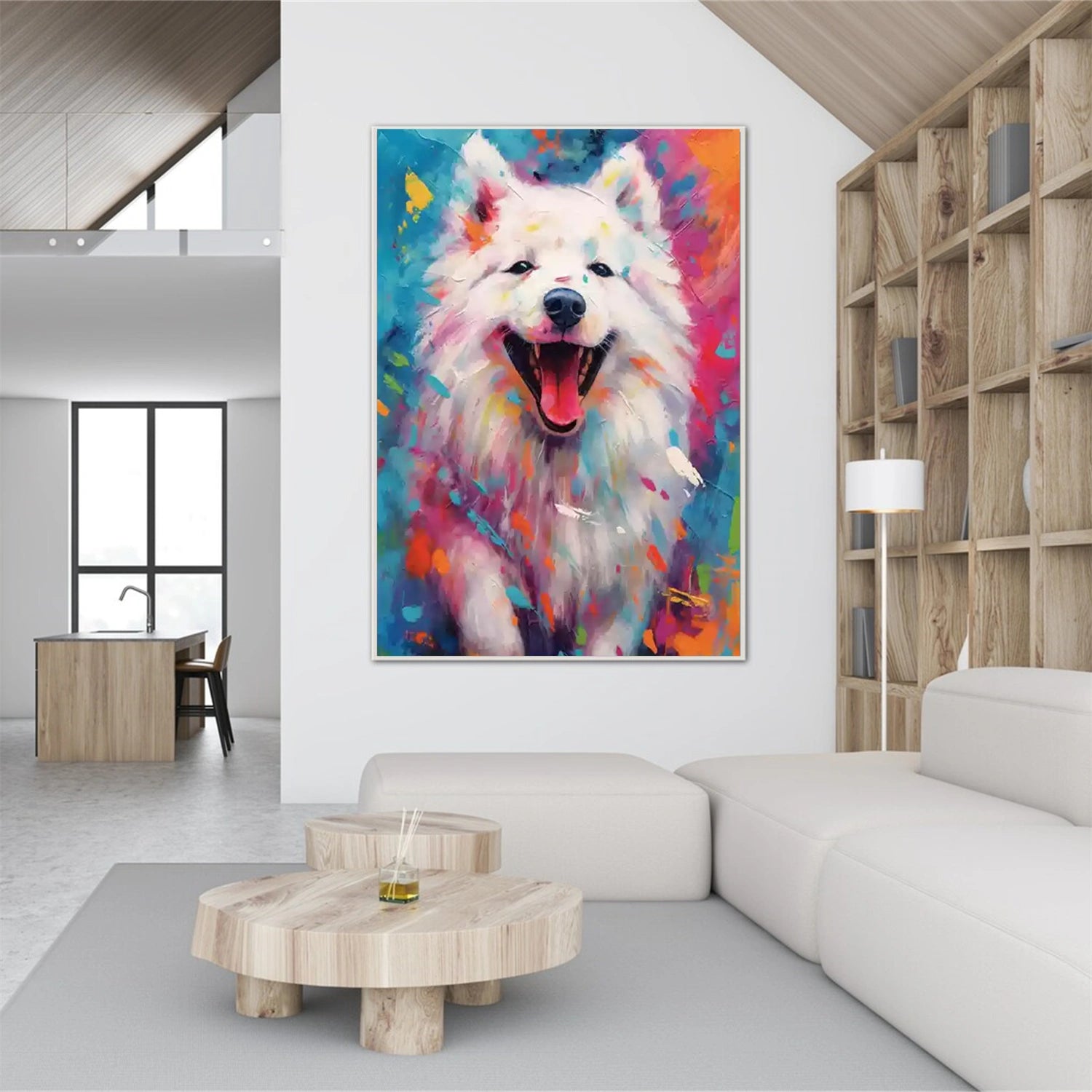 Animal Art Painting #AP145 - Handmade Canvas Wall Decor for Living Room, Bedroom & Office - Perfect Gift for Pet Lovers & Home Decor