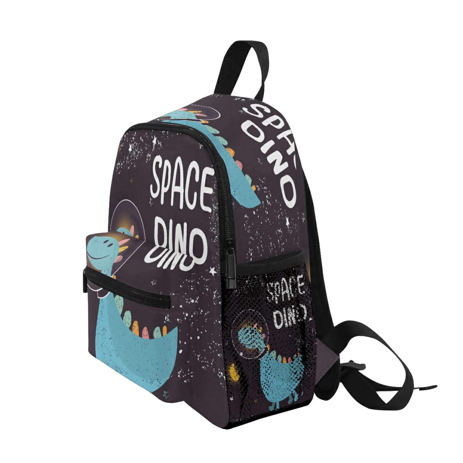 Senya Space Dinosaur Kids Backpack with Adjustable Chest Strap - Lightweight Preschool School Bag for Boys & Girls - Perfect for Daycare, Kindergarten & Outdoor Adventures