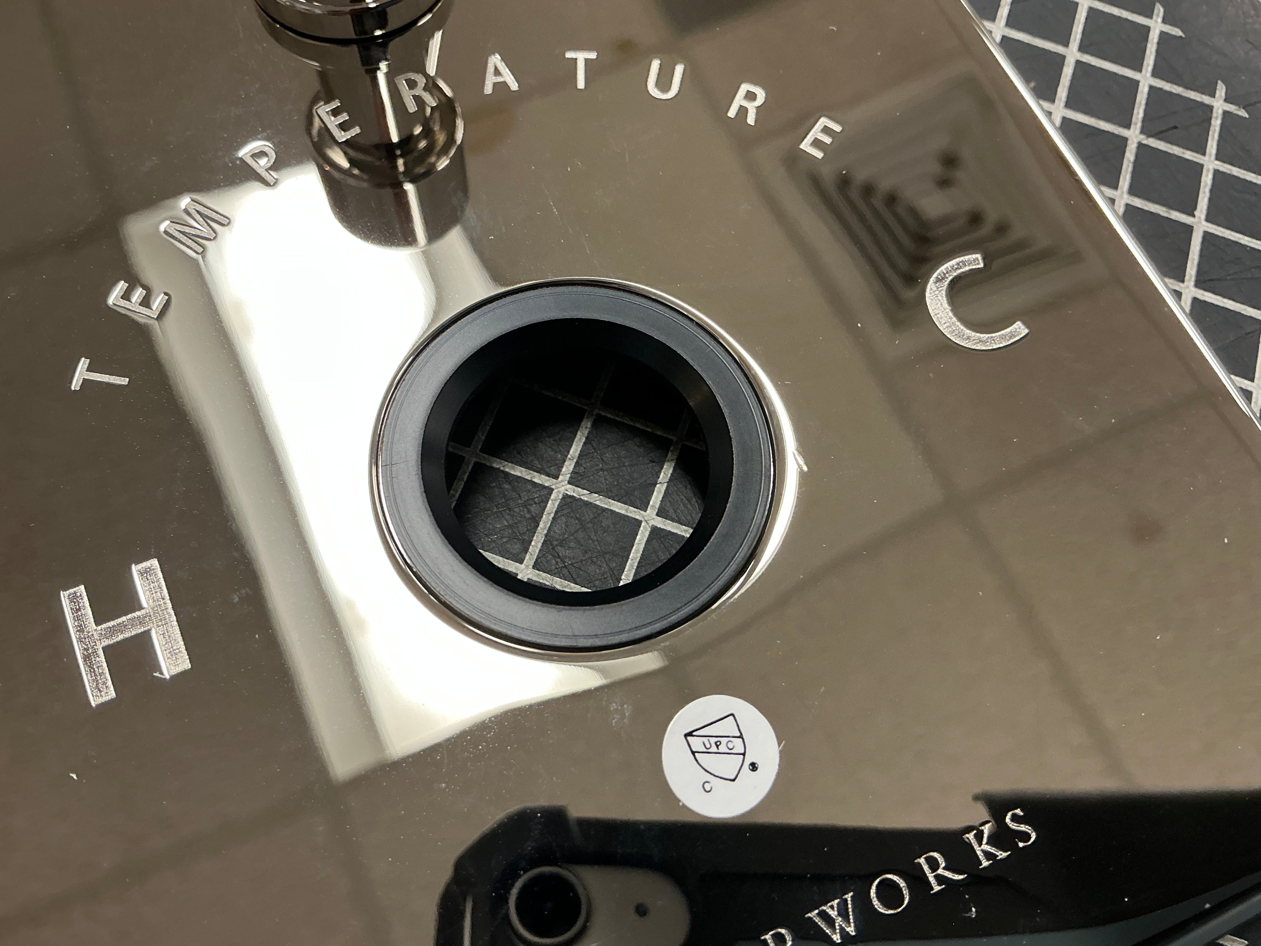 Waterworks Highgate Thermostatic Shower Trim with Cross Handle in Nickel - Perfect for Modern Bathroom Renovations and Luxury Spa Experiences
