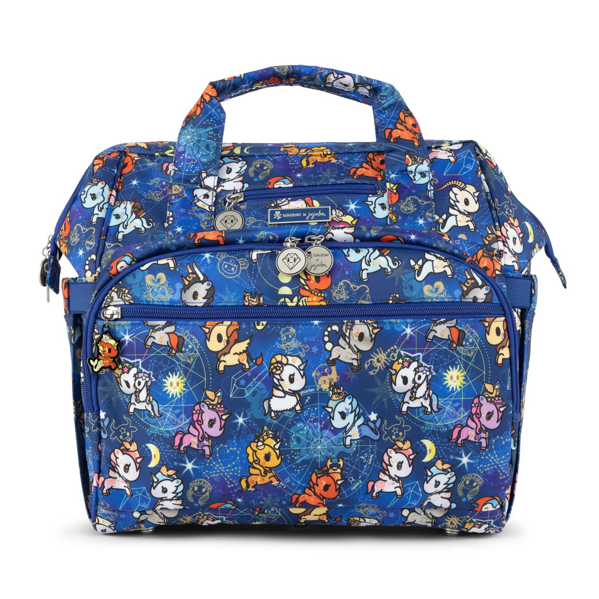 JuJuBe x Tokidoki Kawaii in the Sky Collection Backpack - Stylish & Functional Diaper Bag for Moms (Canada Exclusive) - Perfect for Travel, Shopping & Everyday Use