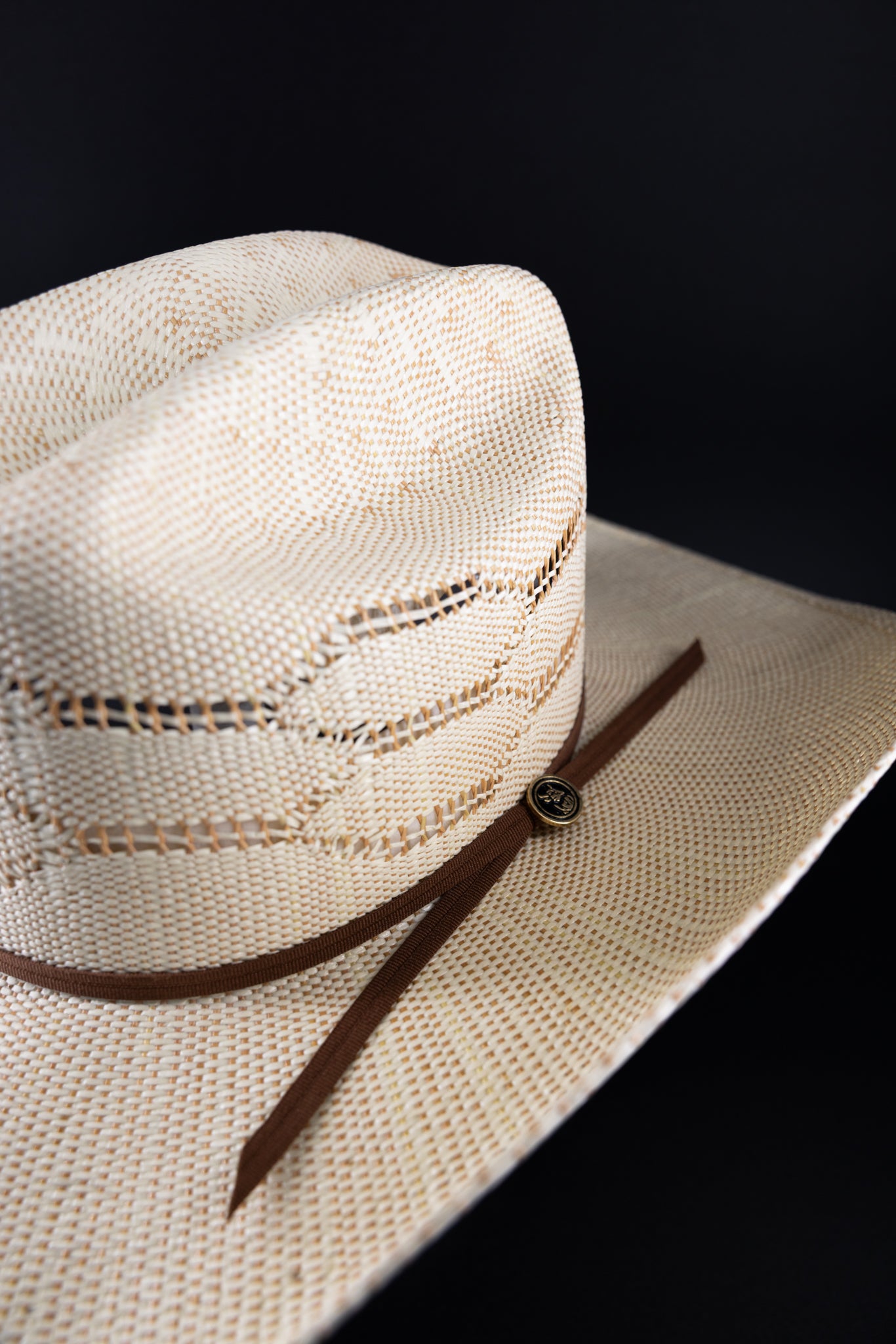 Old Trail Cattleman 10X Straw Cowboy Hat for Men - Western Rancher Sun Protection - Perfect for Outdoor Ranchers, Farmers & Country Music Festivals