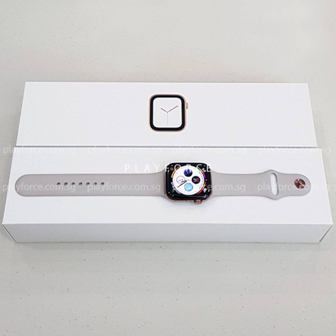 Apple Watch Series 4 44mm Stainless Steel GPS + Cellular Smartwatch - Stay Connected for Fitness, Work & Everyday Use