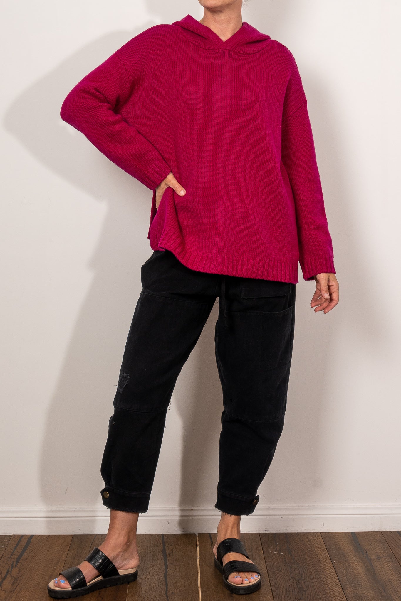 M.A. Dainty Fender Knit Jumper Women's Sweater - Cozy Cable Knit Pullover for Fall & Winter - Perfect for Casual Outfits, Office Wear and Weekend Getaways
