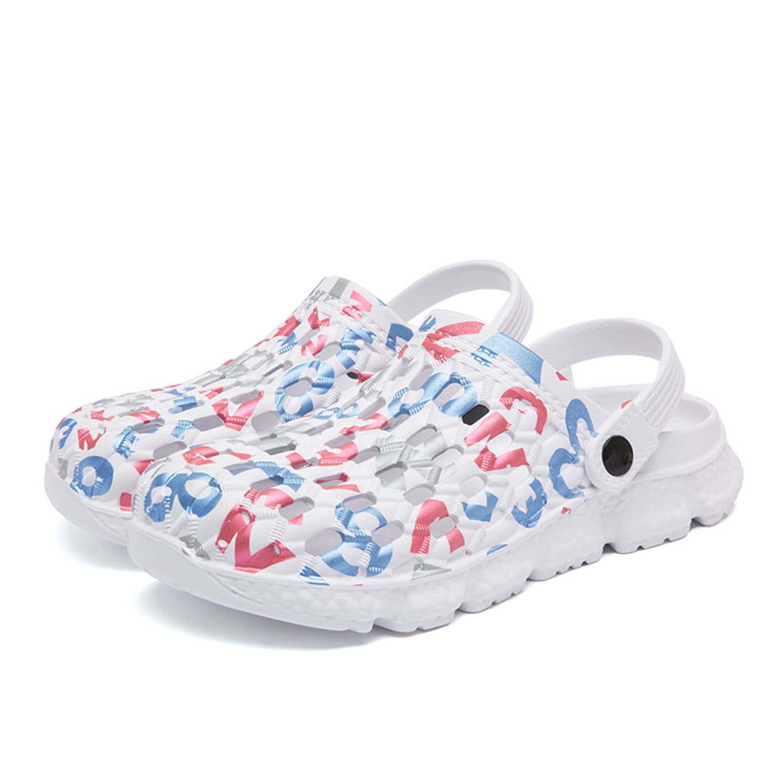 Men's Camouflage Water Sandals - Lightweight Slip-Resistant Rubber Garden Clogs for Outdoor Sports, Hiking, Beach & Yard Work