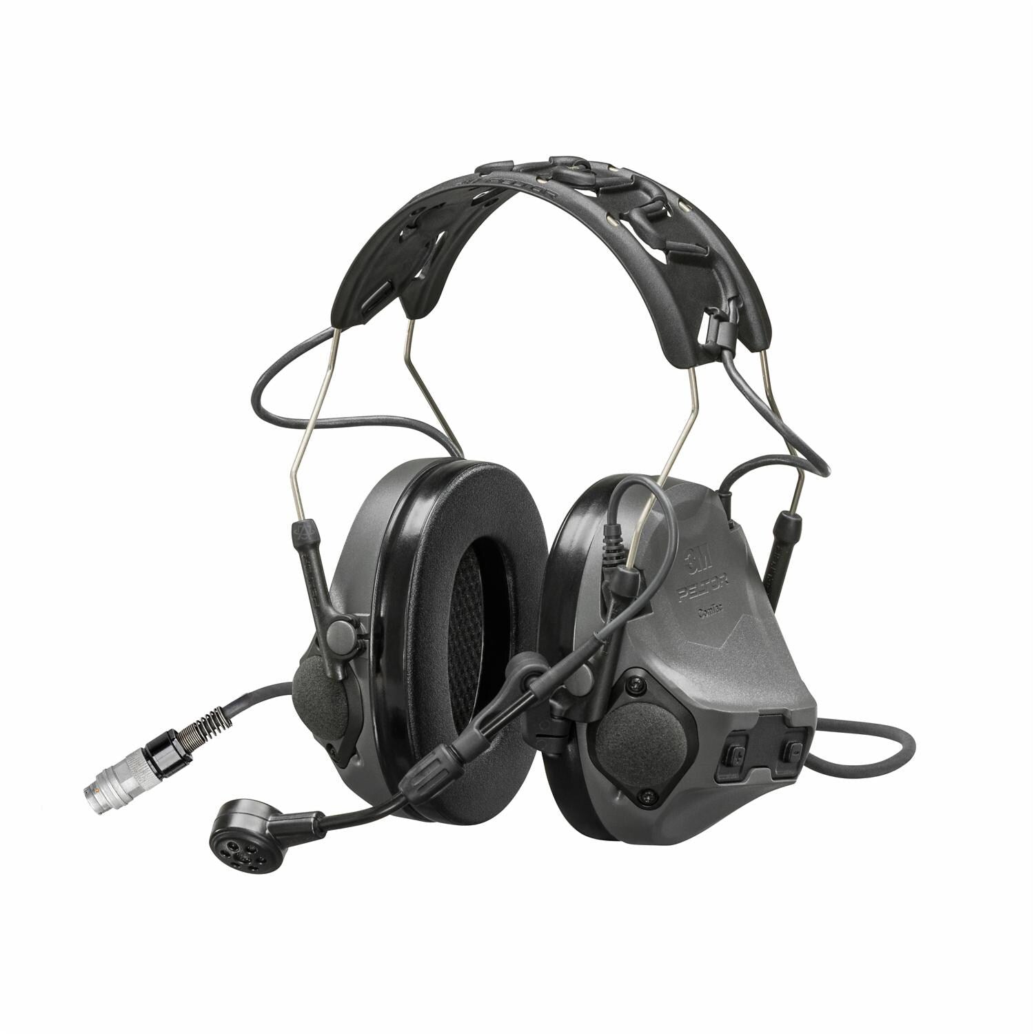 Peltor ComTac VIII 10 Pin Headset with Low Profile Headband, Soundscape & MAP - Tactical Hearing Protection for Shooting, Hunting & Military Operations