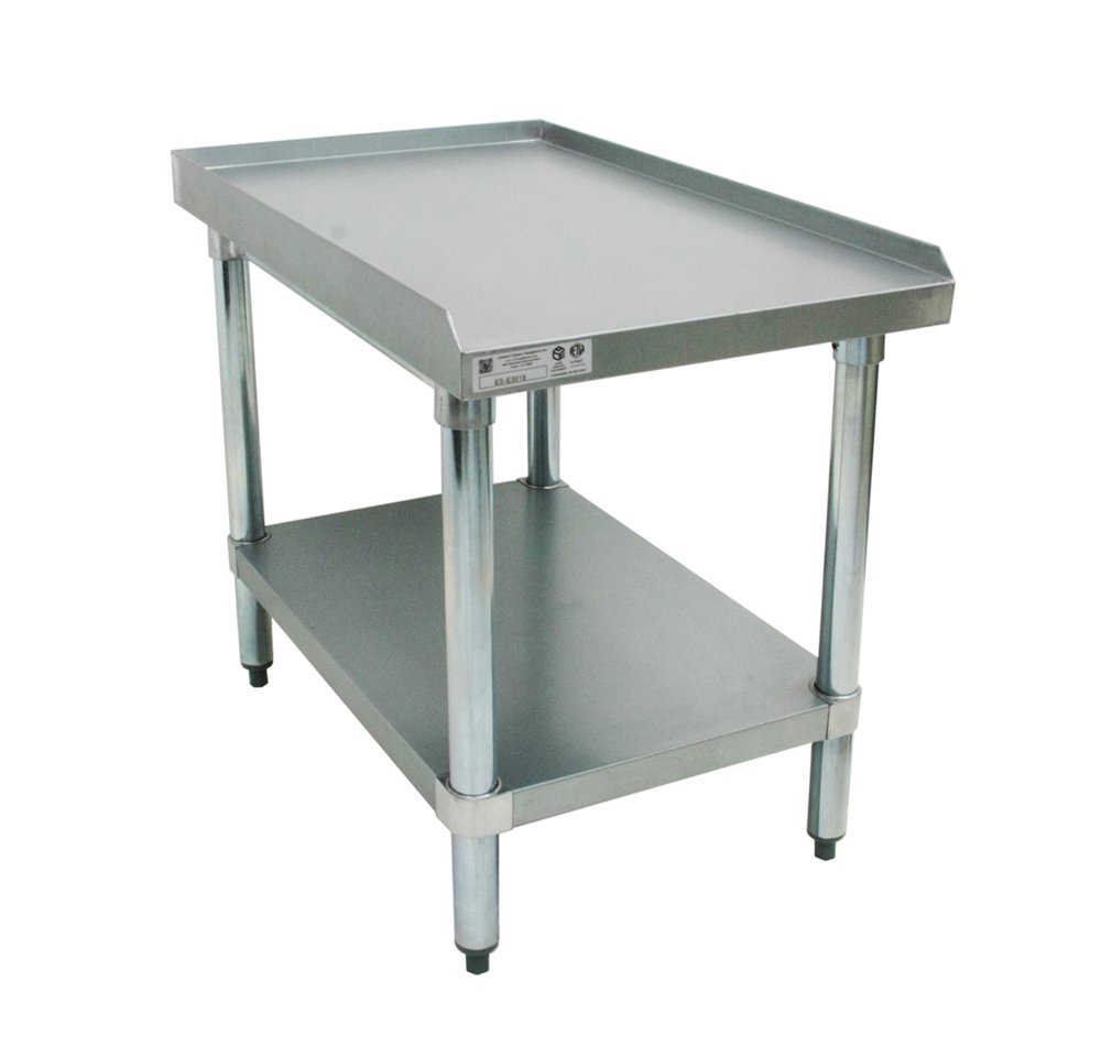 GSW NSF Approved Galvanized Commercial Equipment Stand - 30