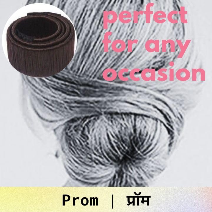 PAARTHO DIY Donut Magic Hair Bun Maker - Easy Hair Styling Tool for Updos, Ponytails & Braids | Perfect for Weddings, Parties & Everyday Hairstyles