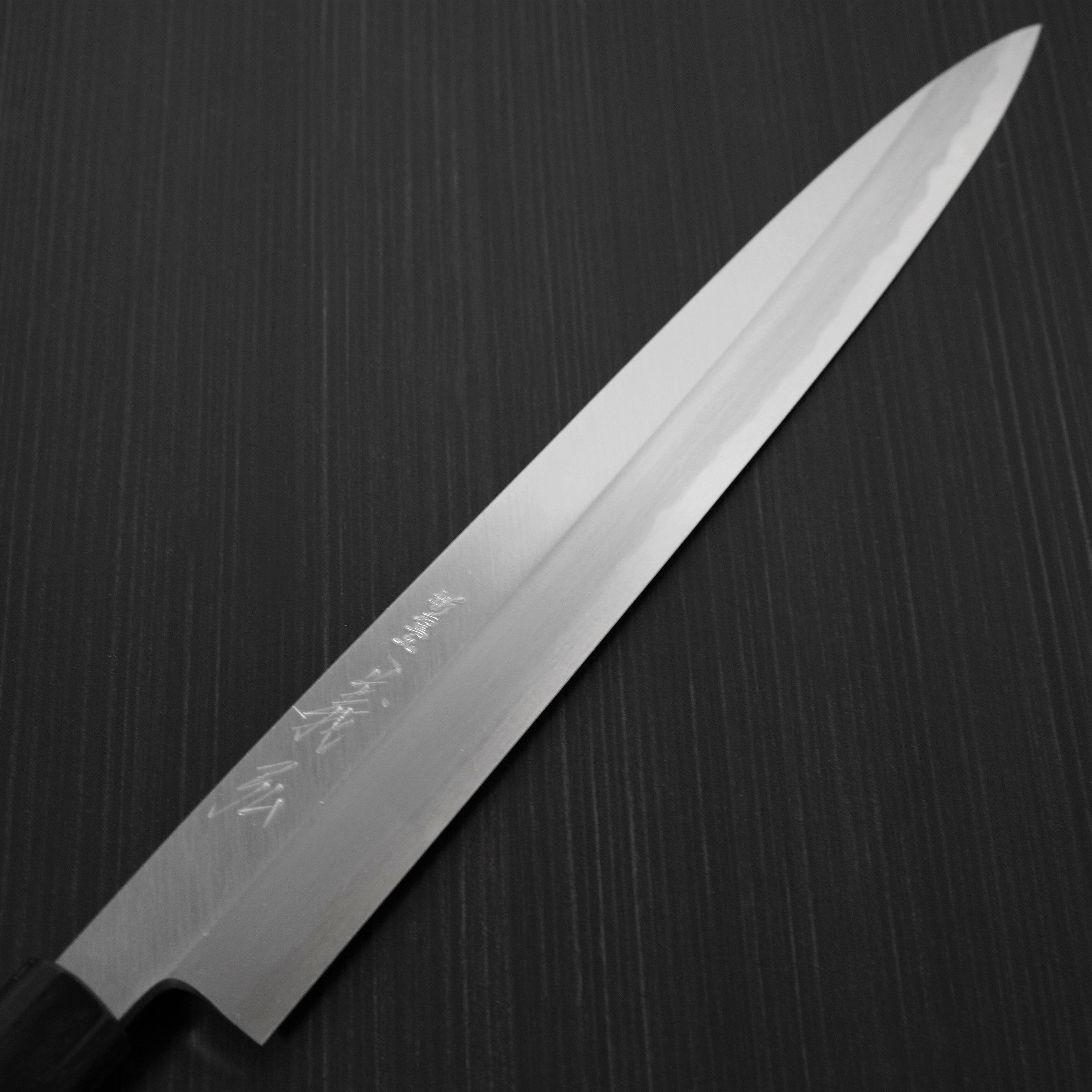 Premium Yoshihiro Jyosaku 300mm Yanagiba Knife - Shirogami Steel #2 Japanese Sashimi Slicer - Perfect for Sushi Chefs & Home Cooking Enthusiasts