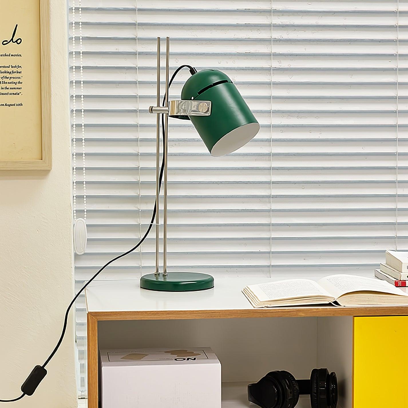 Adjustable Liftable Desk Lamp with Flexible Gooseneck - Perfect for Reading, Studying, and Office Work