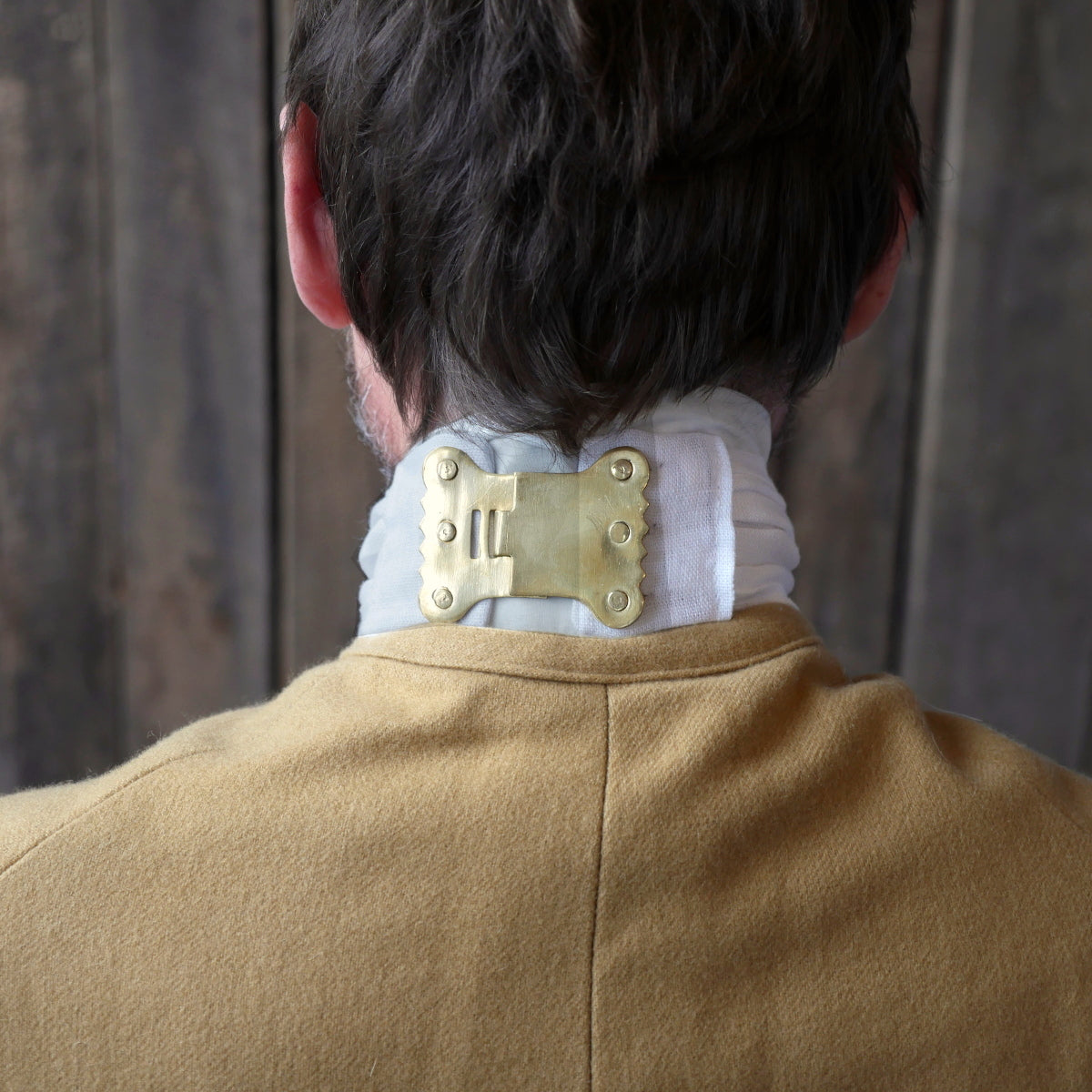 Adjustable Buckle Neck Stock Collar - Comfortable & Stylish for Cosplay, Renaissance Fairs & Historical Reenactments