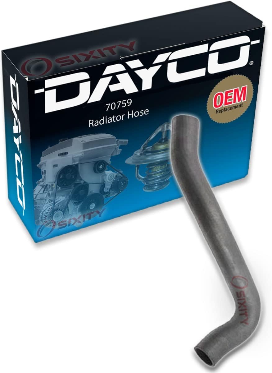 Dayco 70759 Curved Radiator Hose - High Performance Cooling System Replacement Part for Cars & Trucks | Perfect for Engine Maintenance & Overheating Prevention