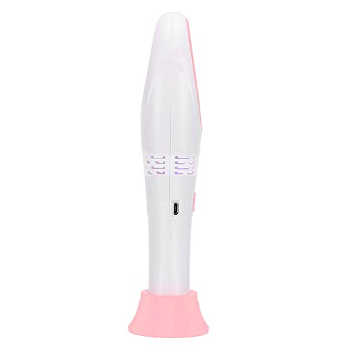 Professional Eyelash Extension Fan - Bladeless, Portable & Rechargeable Lash Dryer for Salon & Home Use | Quick-Drying for Flawless Extensions | Perfect for Women's Beauty Care (Pink & White) | Ideal for Salons, DIY Lash Artists & At-Home Beauty Routines