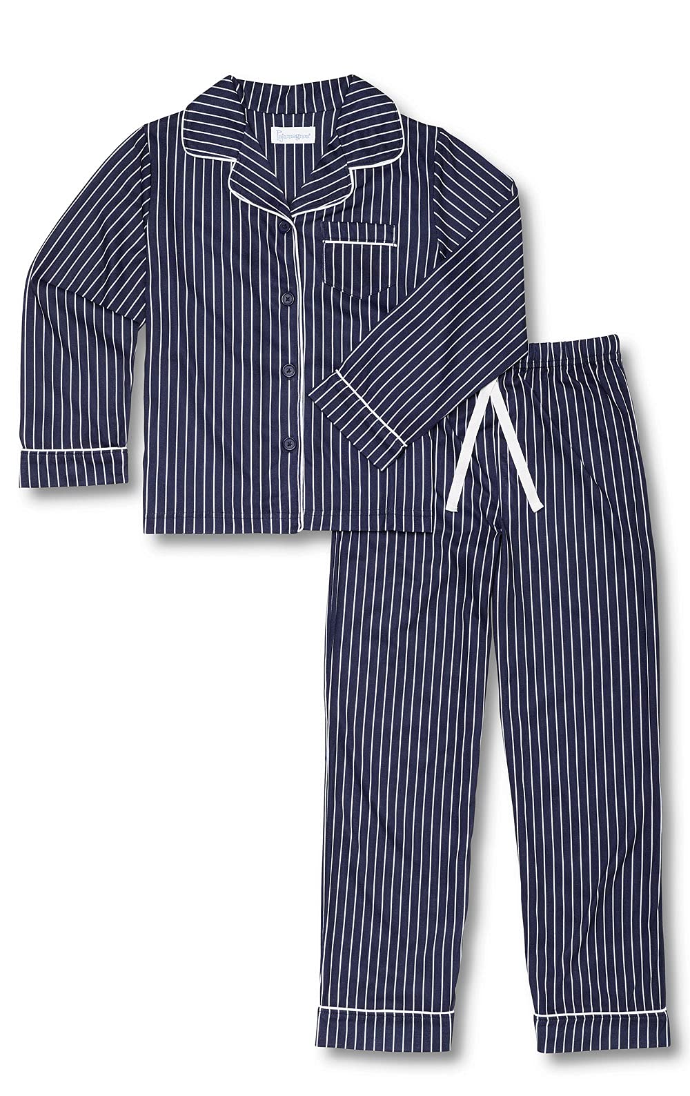 PajamaGram Kids Button Down Pajamas - Soft & Comfortable Cotton Sleepwear for Boys & Girls | Perfect for Bedtime, Sleepovers & Family Movie Nights