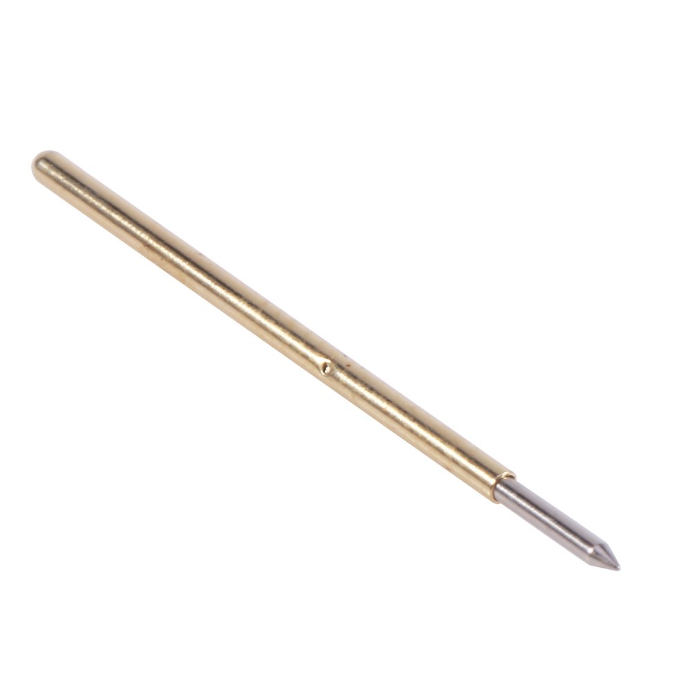 100PCS P50-B1 Spring Test Probes - 0.68mm Sharp Angle Needle Head Pins for Circuit Board Testing - Perfect for PCB Repair, Electronics Debugging & Micro Soldering