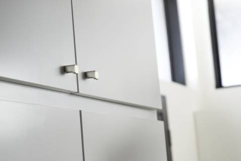 90 Degree Drawer Knob Brushed Nickel YB8805BN by Moen - Perfect for Kitchen Cabinets, Bathroom Vanities & Furniture Drawers