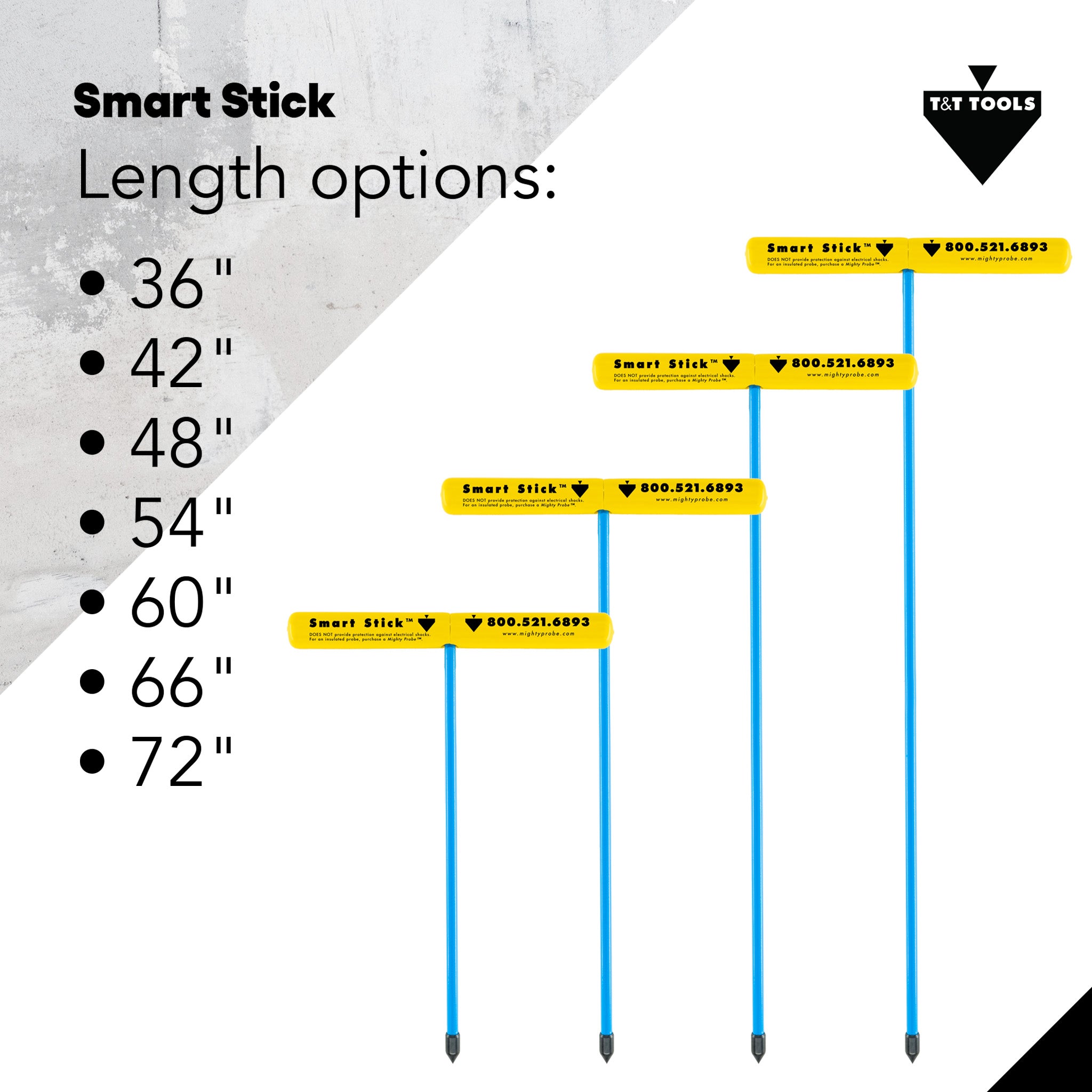 Smart Stick - T Style Handle Steel Soil Probe for Gardening, Farming & Landscaping | Durable & Ergonomic Soil Tester for Plant Health & Moisture Detection