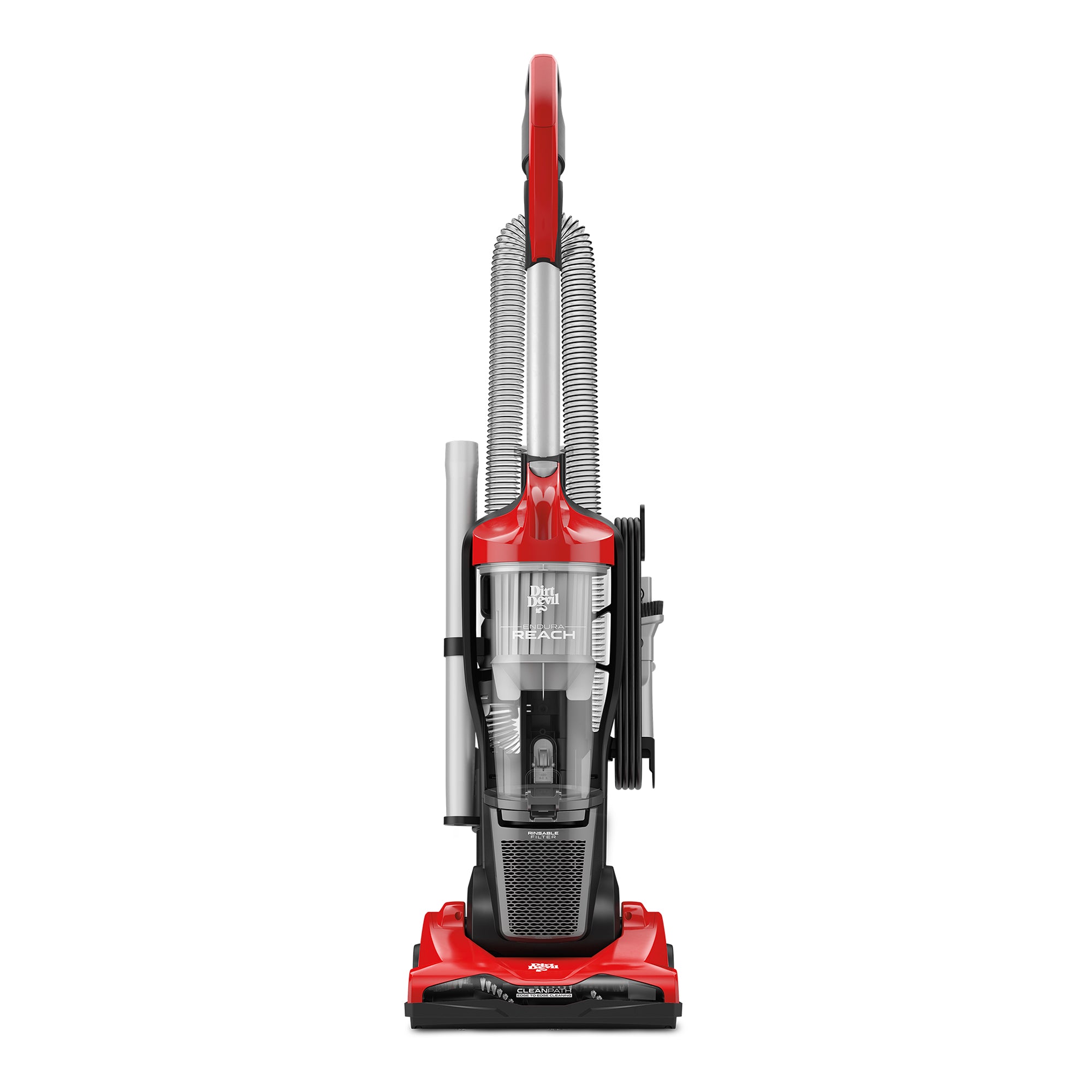Endura Reach Compact Upright Vacuum Cleaner - Powerful Lightweight Cordless Stick Vac for Pet Hair, Hard Floors & Carpets - Perfect for Home, Apartment & Office Cleaning