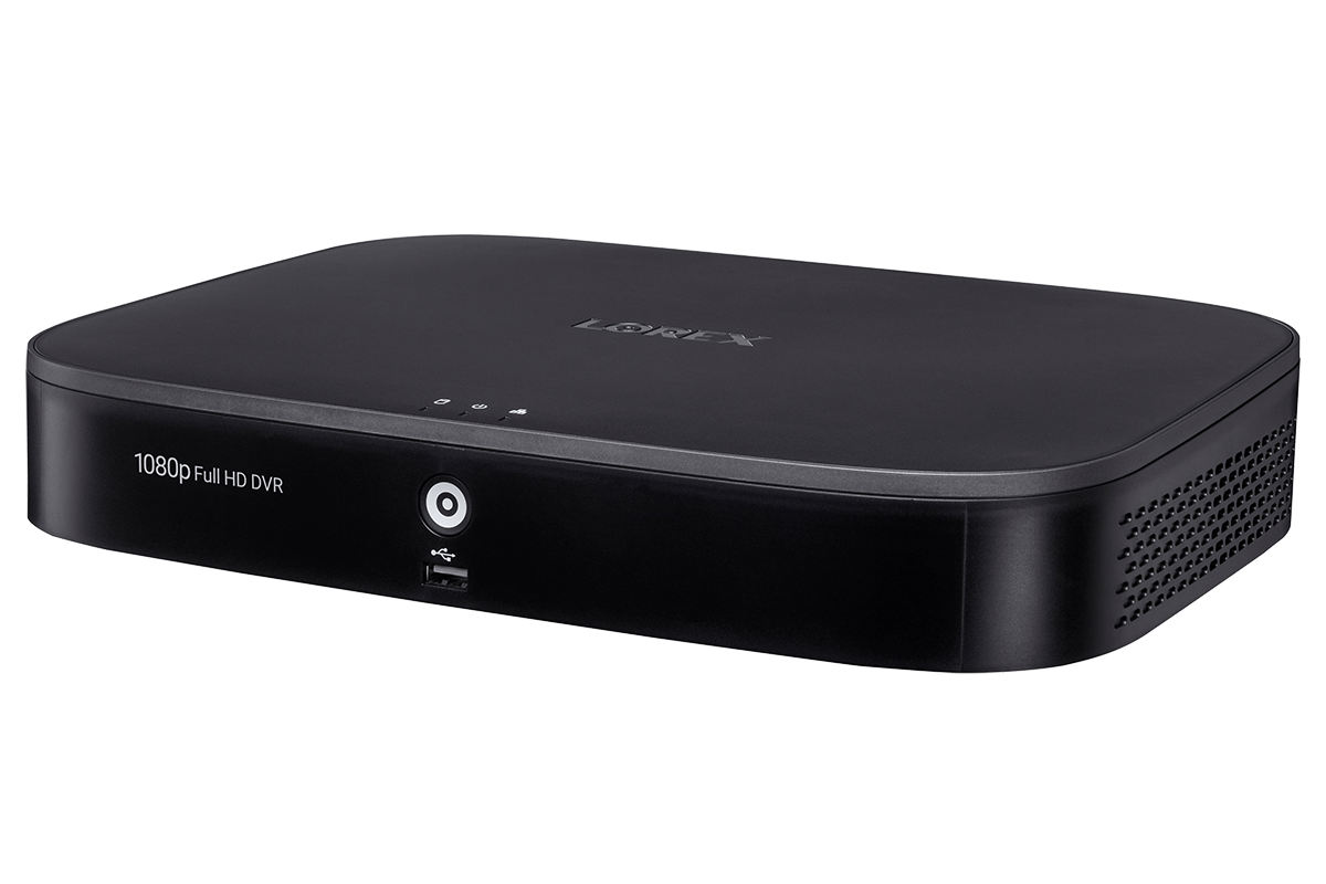 1080p HD Analog Security DVR with Motion Detection & Smart Home Voice Control - Monitor Your Home, Office or Business 24/7