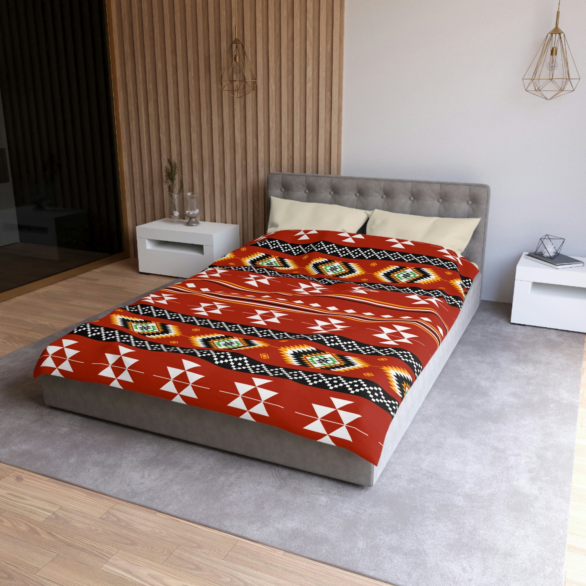 Premium Microfiber Duvet Cover Set - Soft Breathable Bedding for Queen/King Size Beds - Sahara Frontier Collection - Perfect for Cozy Bedroom Decor & Guest Room Essentials
