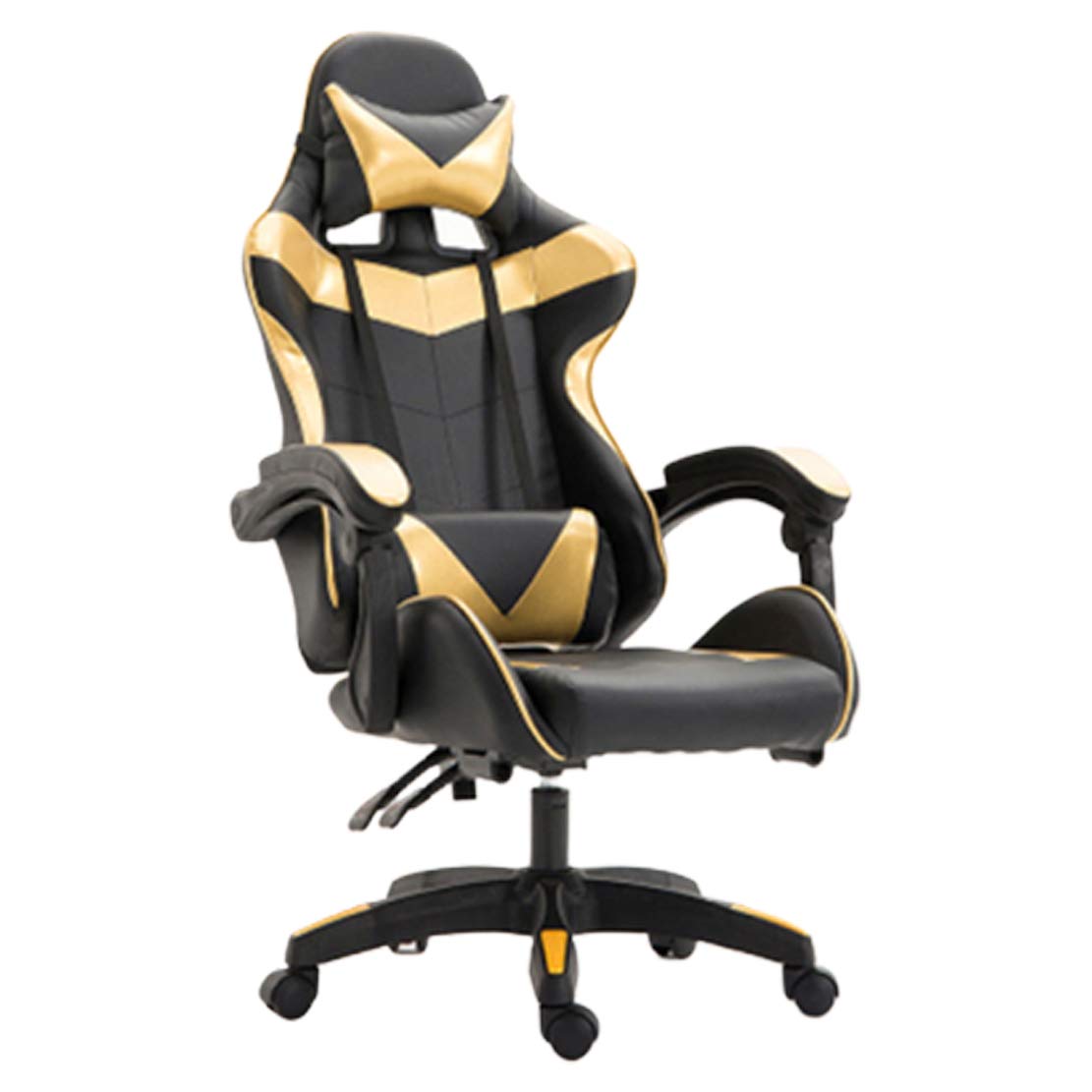 Ergonomic Gaming Chair - High Back Computer Office Chair with Adjustable Height, 360° Swivel & Lumbar/Neck Support - Perfect for Gaming, Work & Home Office Use