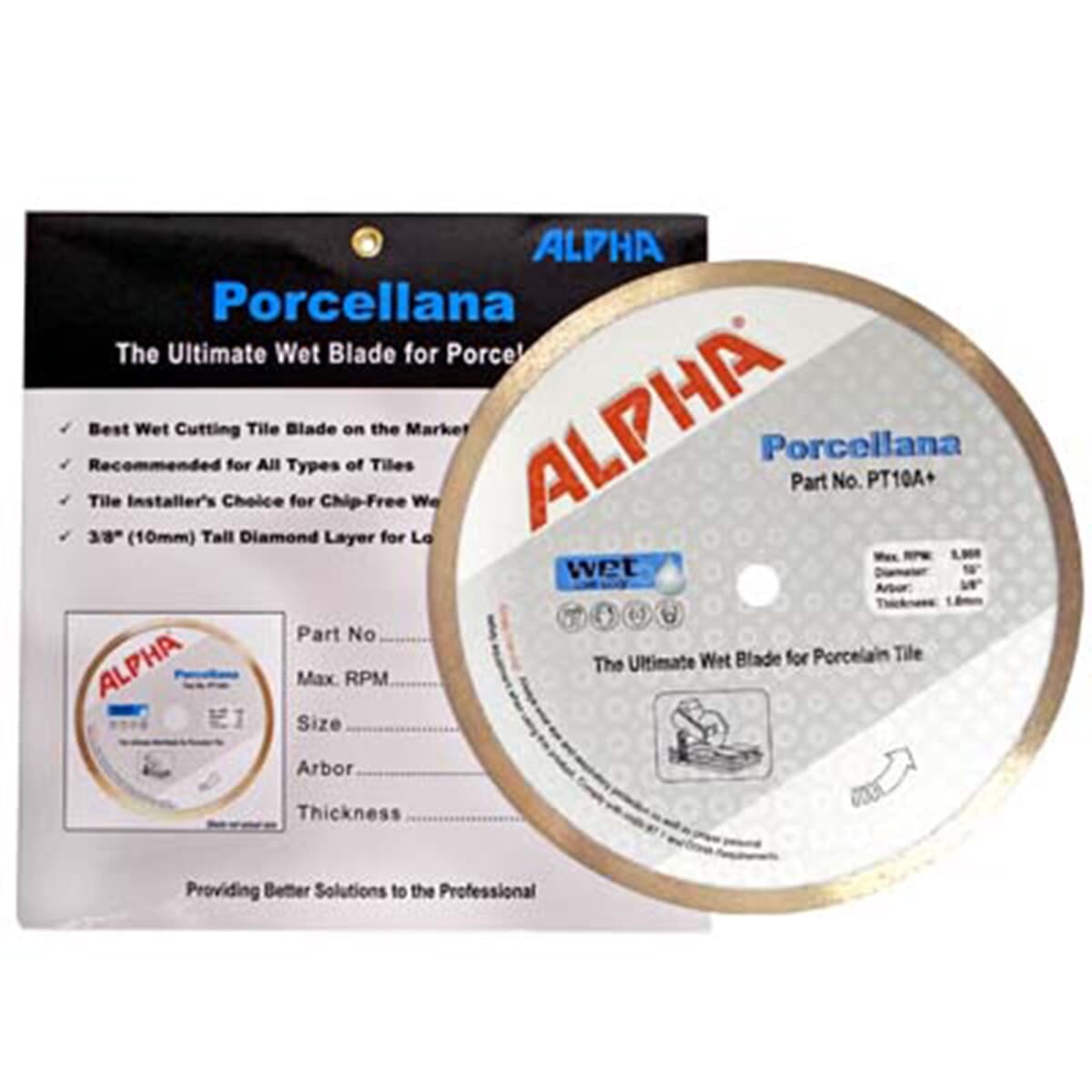 Premium Alpha Porcellana Diamond Blade - Professional Ceramic & Porcelain Cutting Tool for Tile, Stone & Glass - Perfect for DIY Projects & Home Renovations