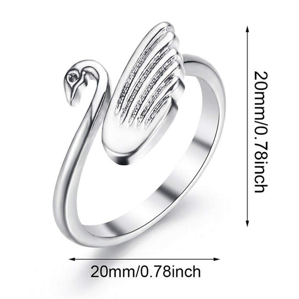 EXCEART Adjustable Knitting Crochet Ring - 2pcs Yarn Guide Finger Holder for DIY Knitting & Crochet Crafts | Perfect for Beginners, Handmade Scarves, Hats, and Sweaters