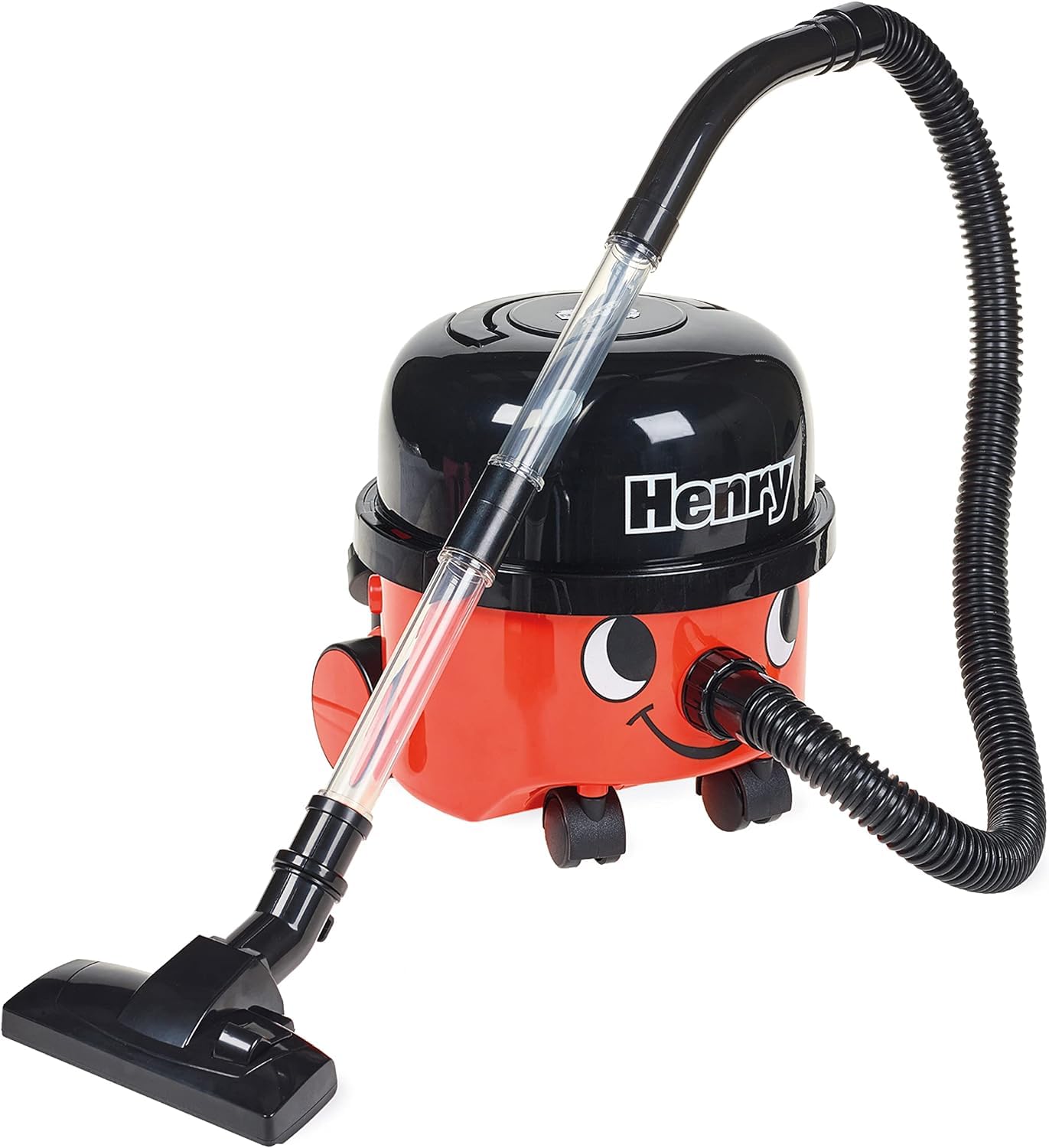 Casdon Henry & Hetty Toy Vacuum Cleaner - Functional Red Kids Cleaning Set with Nozzle Accessories - Realistic Pretend Play for Ages 3+ - Perfect for Indoor Play, Housekeeping Role Play & Early Childhood Development
