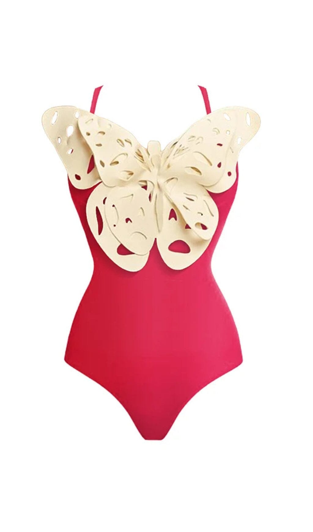 3D Butterfly Gradient One Piece Swimsuit - Stylish & Comfortable Bathing Suit for Women - Perfect for Beach, Pool, and Summer Vacations