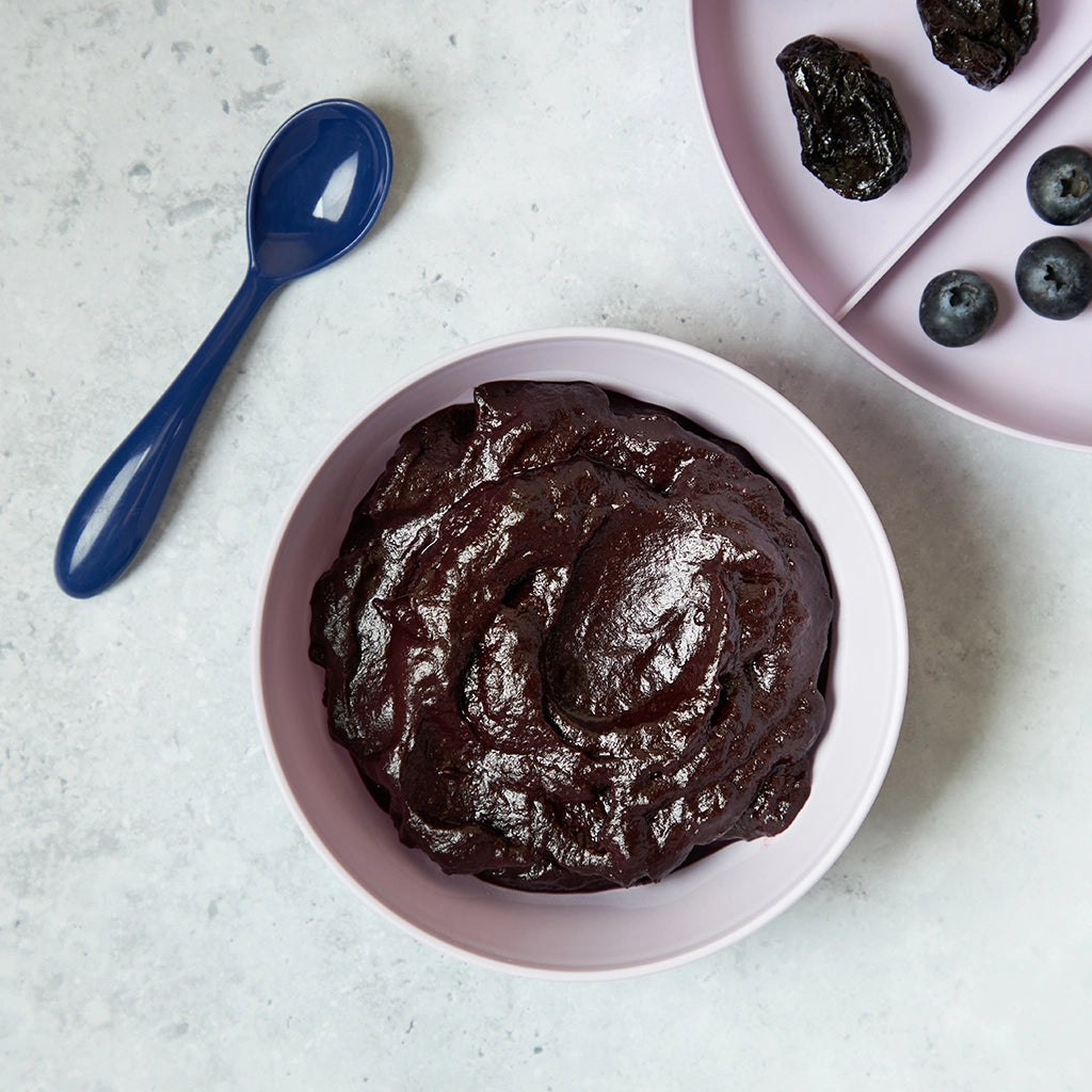 Organic Blueberry Prune Puree - No Sugar Added, Non-GMO, Gluten Free - Perfect for Baby Food, Smoothies & Baking (8oz Jar)