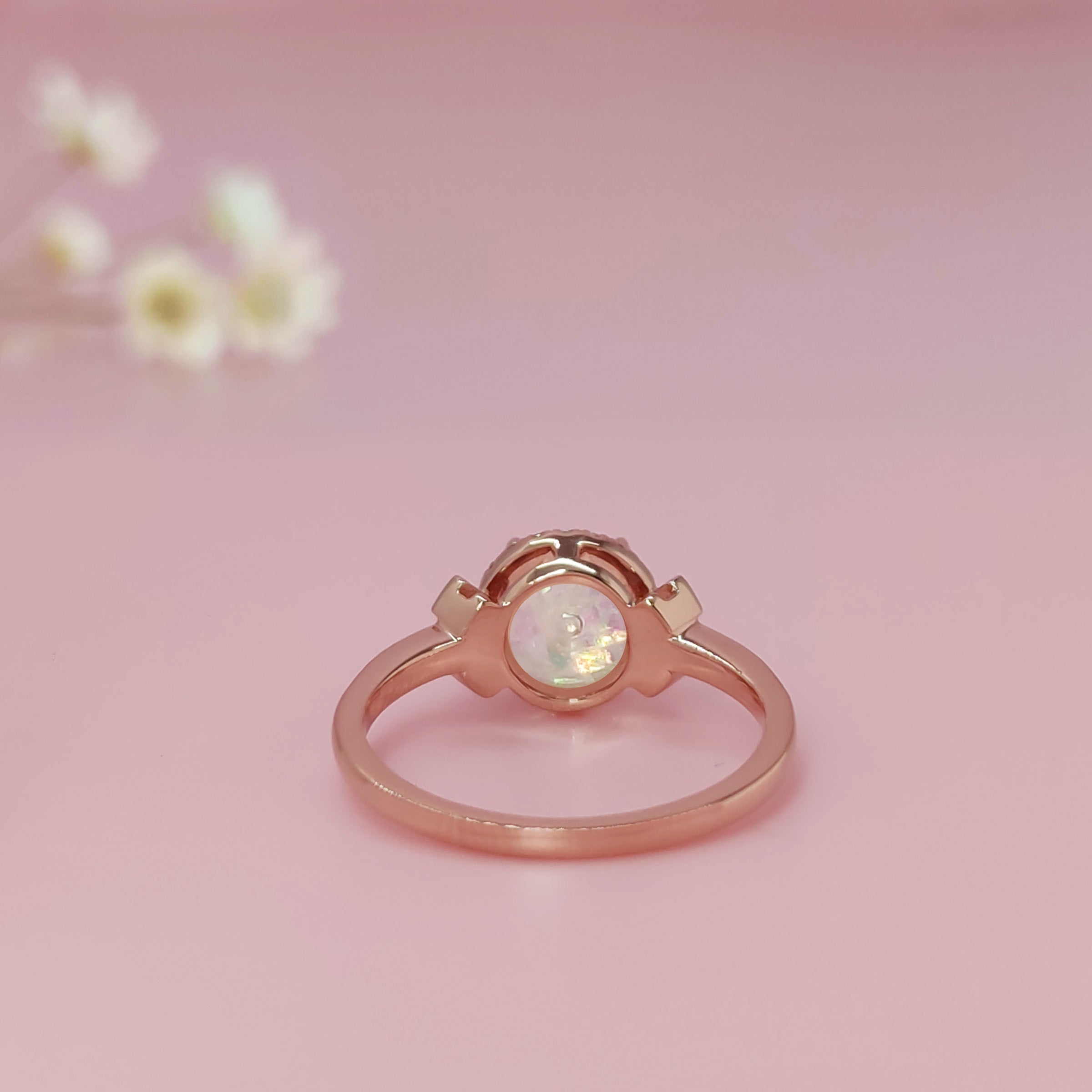 Classic Solitaire Ashes Ring - Elegant Memorial Jewelry for Women - Perfect for Remembrance, Sympathy & Everyday Wear