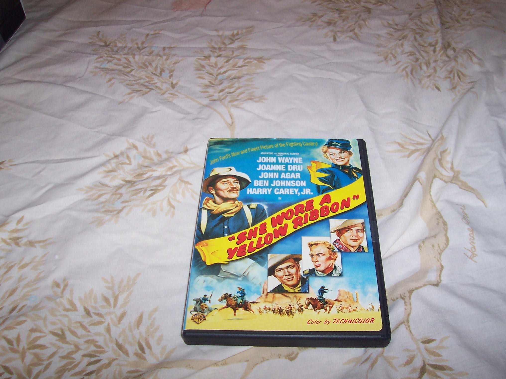 She Wore a Yellow Ribbon - Classic Western Movie DVD - Perfect for Western Film Lovers & Movie Night Entertainment